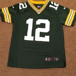 NFL Nike kids Aaron Rodgers packer jersey sz sm